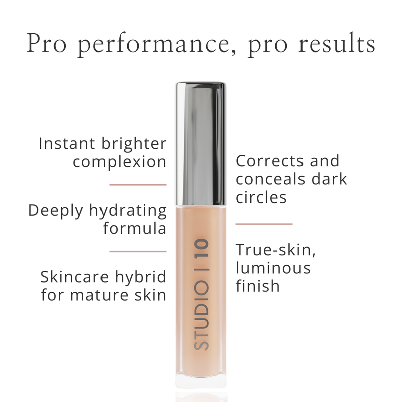 Brightening Boost Serum Concealer by Studio10 | The Best Concealer for Dry Skin